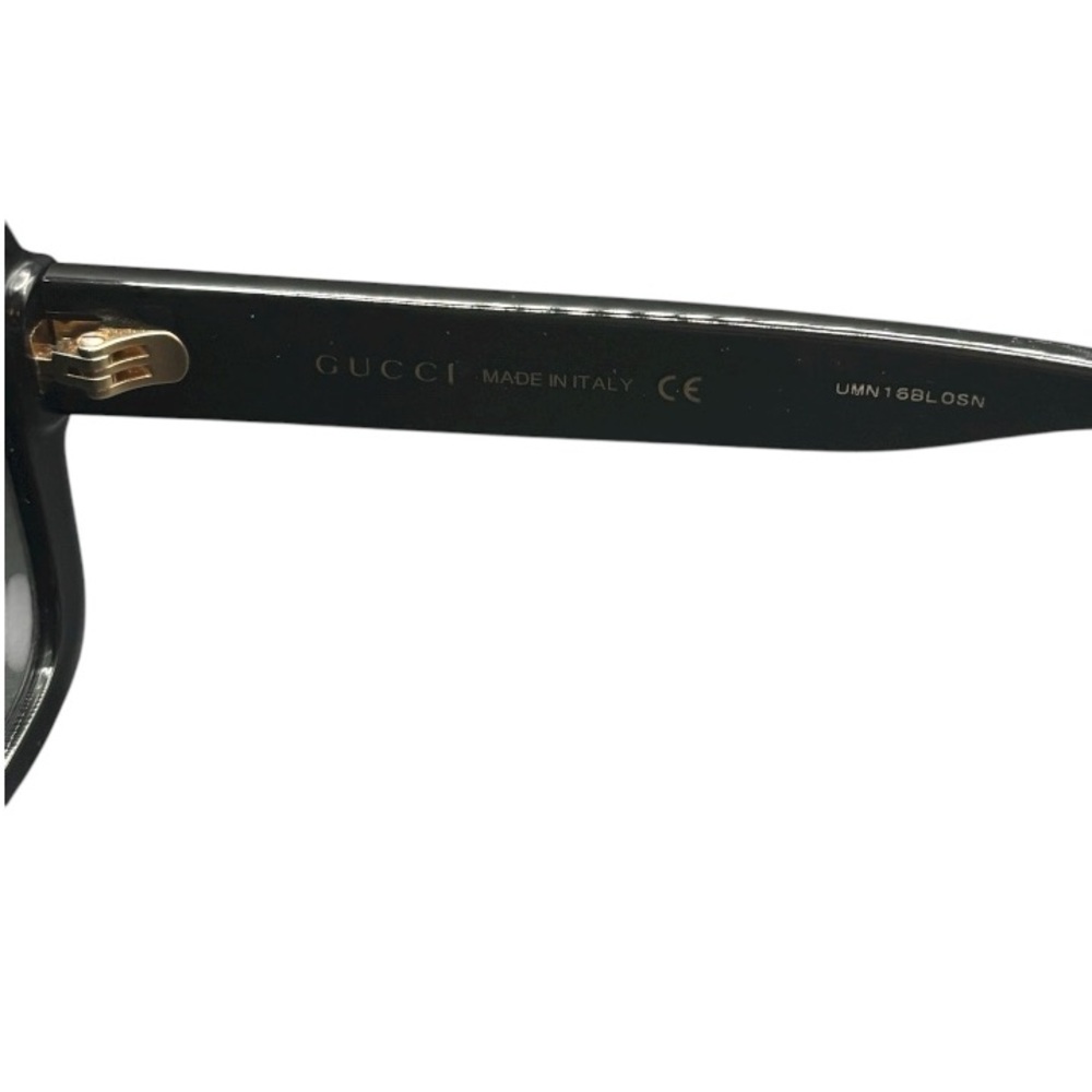 Gucci Oversized Black Sunglasses - GG0036S - Picture 4 of 7